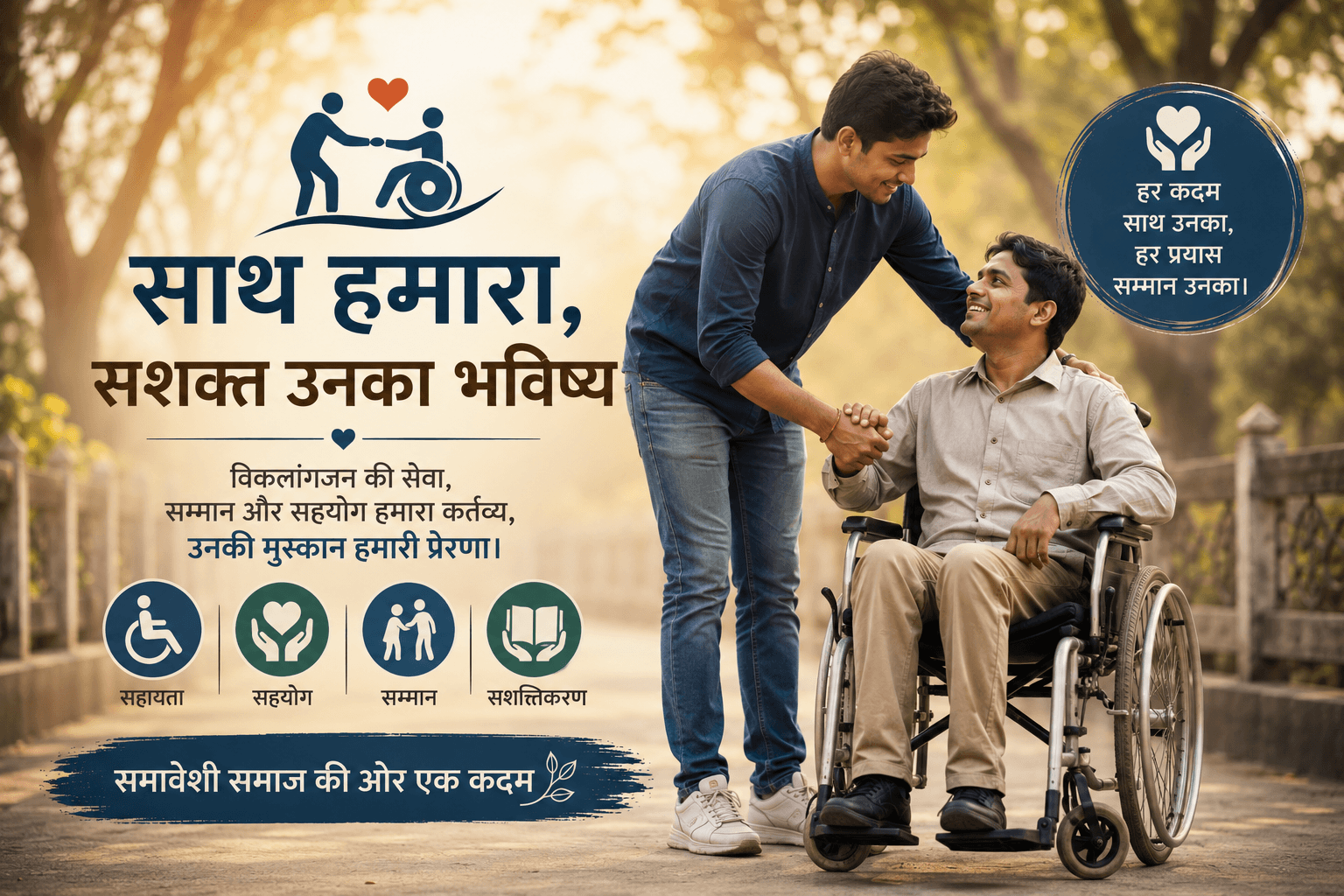 दिव्यांगजन सहायता एवं सशक्तिकरण अभियान में हमें आर्थिक मदद दें